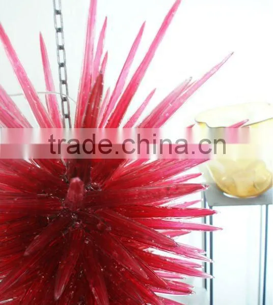 Red Glass Chandelier photo-3