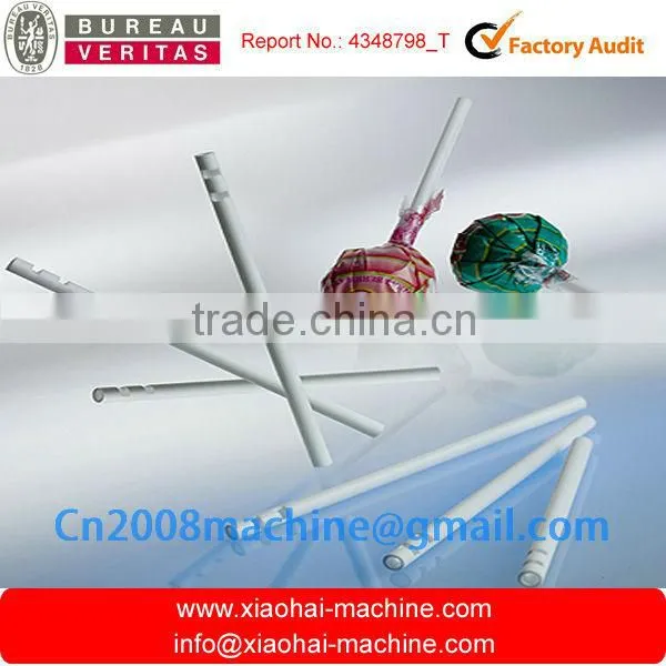HAS VIDEO Automatic Candy Lollipop Stick Making Machine With Notch and Gathering Device photo-3