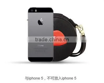 New Design PU Leather or Genuine Saffiano Leather Lady Small Change Purse Coin Holder Bag With Zip photo-4