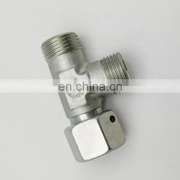 Bulkhead Swivel Male Run Tee Compression Equal Tee Fitting Double Ferrules Stainless Steel Tube Fittings photo-3