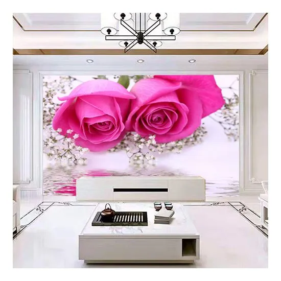 China Cheap Price Flower Wall Papers Murals Home Decor Wallpaper 3D Murals Dropshipping photo-4