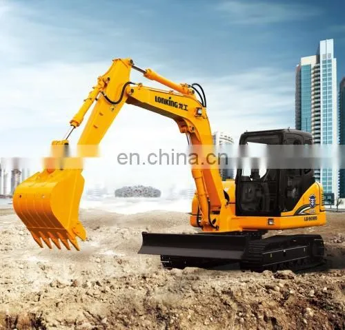 8 Ton Lonking Hydraulic Pump Crawler Excavator Digger Machine High Quality CDM6085E photo-5
