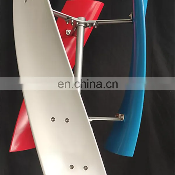 Customizable Color 500W 800W 12V/24V/48V Vertical Axis Wind Turbine Wind Power System Generador Eolico Vertical photo-3