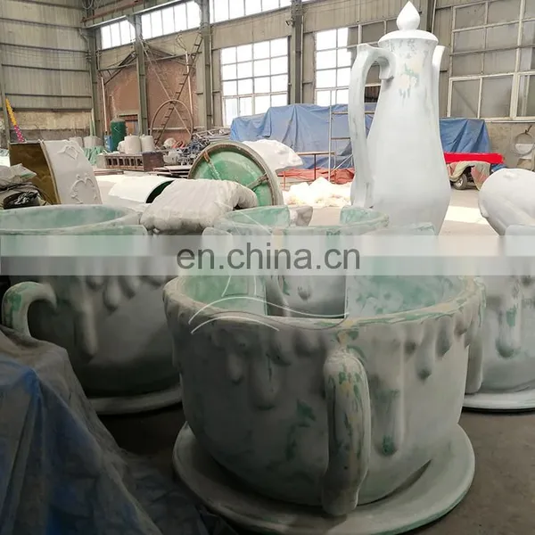 Indoor and Outdoor Adult and Kids Game Funfair Rides Amusement Fairground Rotating Coffee Cup for Sale photo-4