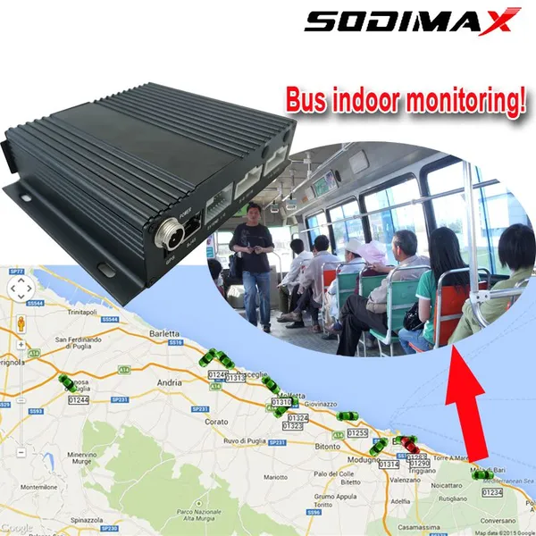 3G/4G Wifi 500GB SD Card Storage 8CH Mobile DVR 8Channel Vehicle Real-Time Recorder MDVR photo-4