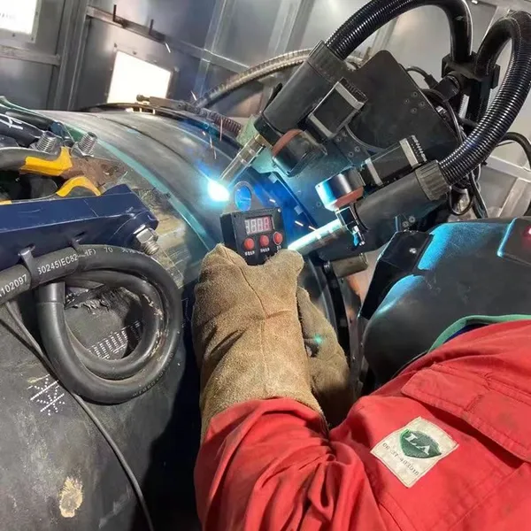 DENOH Welding Robot,Pipeline External Welder, Dual Torch Welder ,Arc Tracking System,full Automatic Welding Machine,ng Pipe Line Automatic Welding Robot.,Oil and Gas Long Pipe Line Automatic photo-4