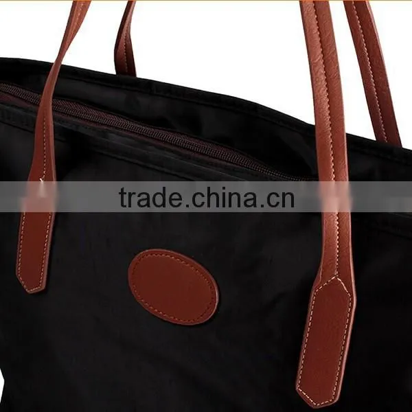 Quality Waterproof Resistant Nylon Shopping Bag Fashion Lady Nylon Bag photo-6