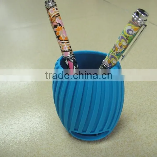 2016 High Quality Blue Silicone Pencil Vase photo-2