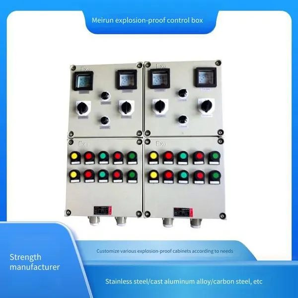 Dust-proof, Moisture-proof and Explosion-proof Box. Special Explosion-proof Control Cabinet for Chemical Industry. Essential Power Distribution Equipment for Gas Station Safety
