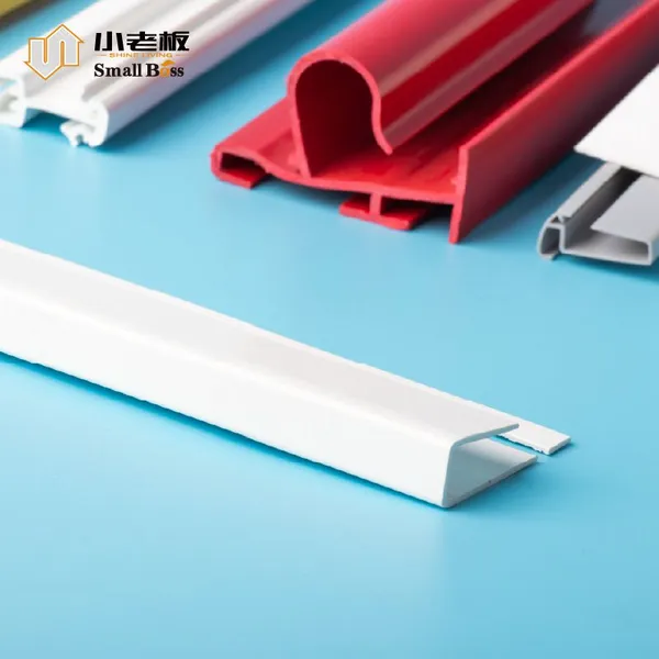 Durable Eco-Friendly PVC Plastic Decorated Rigid Windows and Doors Extrusion Profiles photo-2