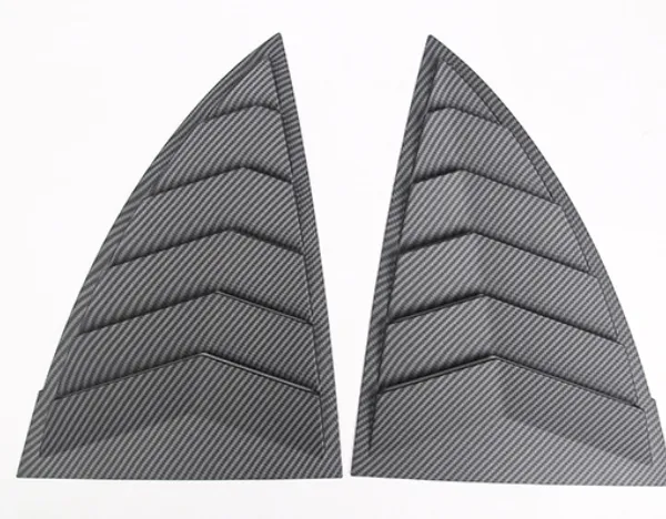 21-25 Tesla Model Y Rear Window Louvers - CNC-Machined Aluminum Frame