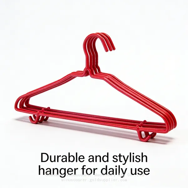 Space Saving Non-slip Metal Hangers Slim Anti-slip Steel Clothes Hangers photo-2