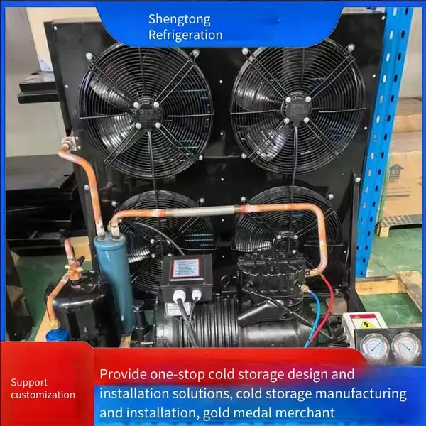 Semi-closed Air-cooled Unit, Piston Copeland Compressor Cold Storage Refrigeration Equipment, Worry-free After-sales Service