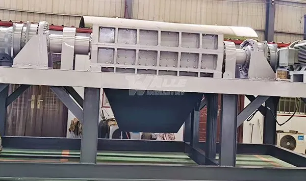 Dual-shaft Metal Shredder, Waste Sheet Metal and Corrugated Steel Tile Crushing and Recycling Equipment photo-3