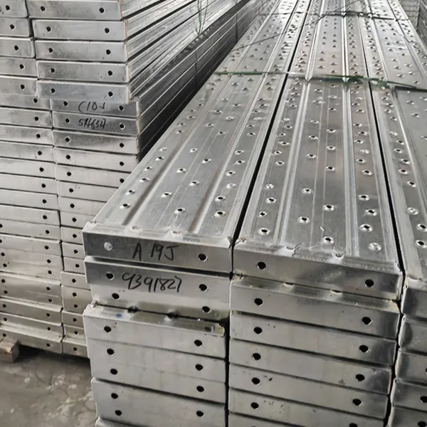 Galvanized Steel Scaffold Board 1.5mm Thickness Hot-Dip Galvanized With Anti-Slip Holes for Construction photo-5