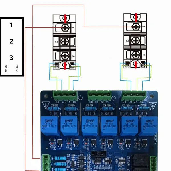Single Phase Thyristor Control Card/ SCR Firing Card/ Power Regulator With RS485 Communication Fuinction