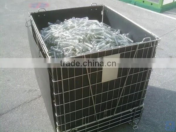 Customized Mesh Storage Warehouse Steel Cage With Bag photo-5