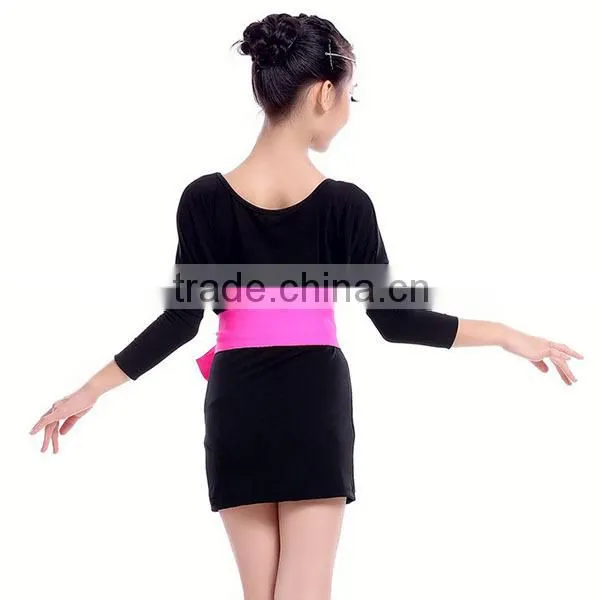 Children Latin Dance Costumes for Girls Long Sleeve New Santa Dance Girls Costume photo-5