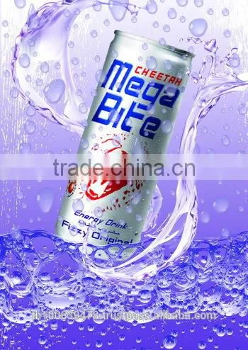 Cheetah Mega Bite Carbonated Energy Drink ( Fizzy Original ) photo-3