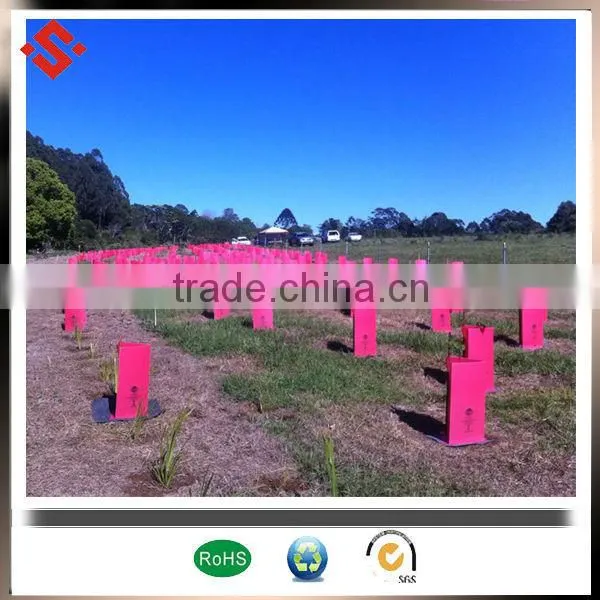 Plastic Corrugated Corflute Tree Protect Plant Guard for Seeding Tree photo-4
