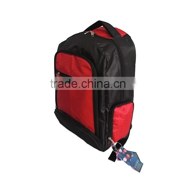 Polyester Red 14 Inch Laptop Bag, Laptop Backpack, Computer Bag photo-2