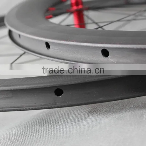 ICAN Carbon Road Bike Wheels Clincher 40/56C Basalt Brake 20/24 Holes photo-4