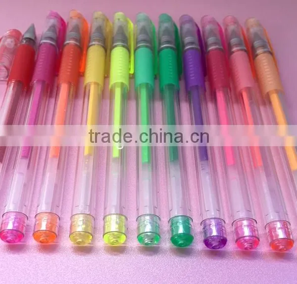 Gel-Ink Gel Pen's Ink Type and Normal Gel Pen's Ink Feature Gel Pen 48-piece Value Set photo-3
