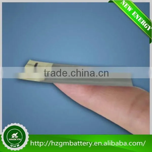 Cheap Ultra-thin 3.7v 12mAh Flexible Battery