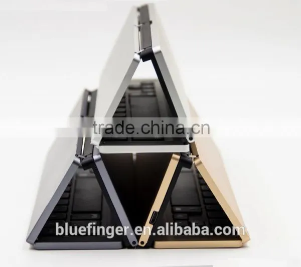 2015 Newest Design Universal Folding Bluetooth Aluminum Keyboard for All Tablets and Smart Phones photo-6