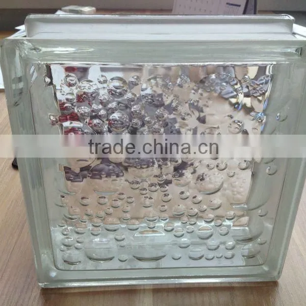 190*190*80mm Clear Glass Blocks for Decorative Wall