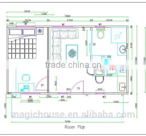 2016 Latest Modern Easy Assembly and Cheap Modular Homes/summer Hot Sale Light Steel Structure Prefab House/great Room Plan photo-4