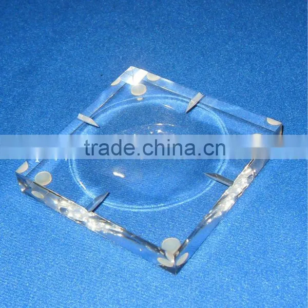 Practical clear acrylic soap plate