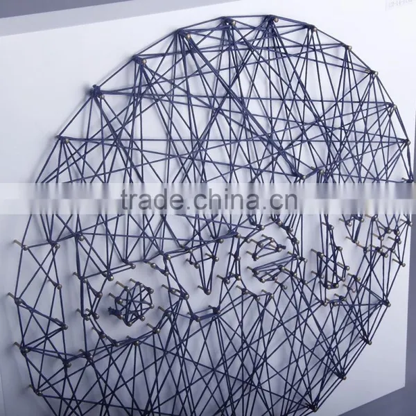 Hand-made Wooden String Wall Art With the LOVELY Letters Speace Design for Home Decoration Quality Choice photo-3