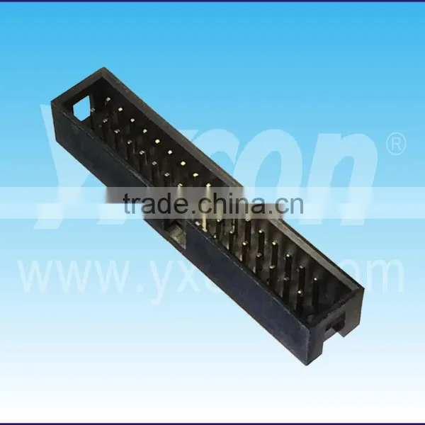Dongguan Supplier 2.54mm Pitch UL Certificate Straight Dual Row Box Header Connector photo-5