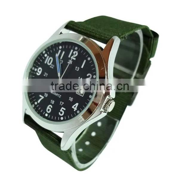 Fashion Cheap Nylon Watches China Supplier Custom Design Nylon Nato Strap Wristwatch Made in China Military Watch Metal photo-5
