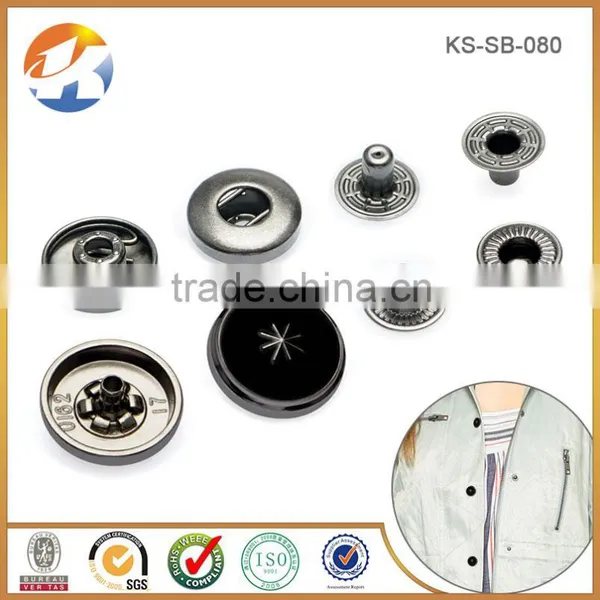 Oeko- Tex Pass Gun Metal Snap Button photo-5