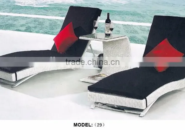 Outdoor PE Rattan Pool or Poolside Sunbed photo-5