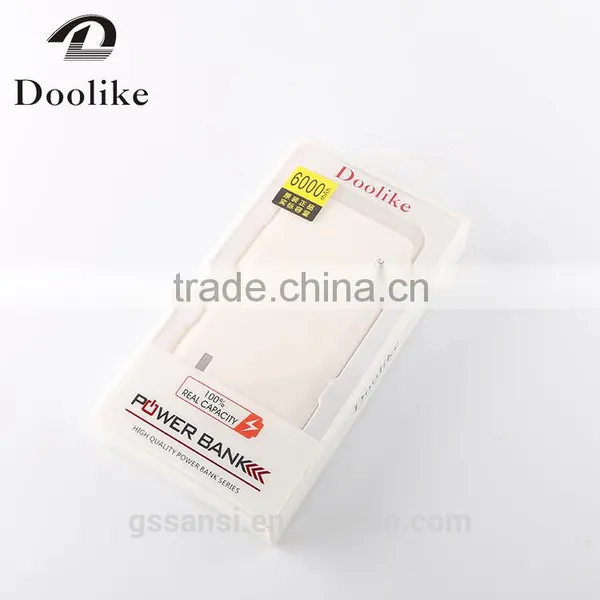 2016 Newest 6000mah Led Torch Light Outdoor Pocket Power Bank photo-6