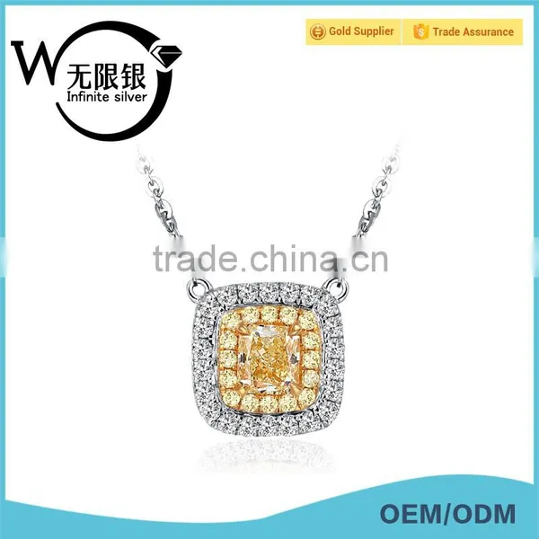 Infinite Cheap Custom Fashion Silver Necklace With Plated
