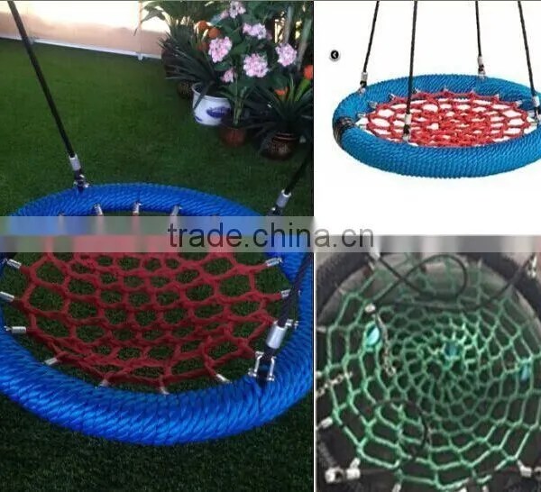 Round Metal Swing for Children Net Swing photo-3