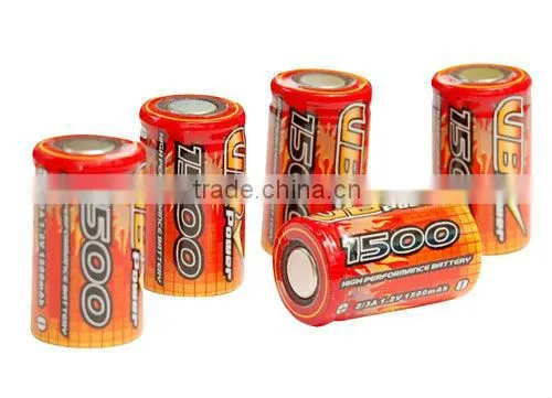 NiMH Battery 2/3A 1500mAh1.2V NiMH Cell