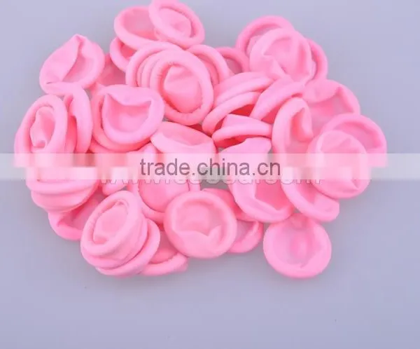 Cheap ESD Powder Free Bright Pink Latex Finger Cots Cleanroom Pink Finger Cot photo-2