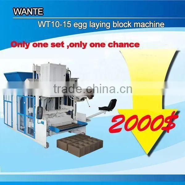 WT10-15 Best Selling China Movable Block Making Machines Dubai photo-3