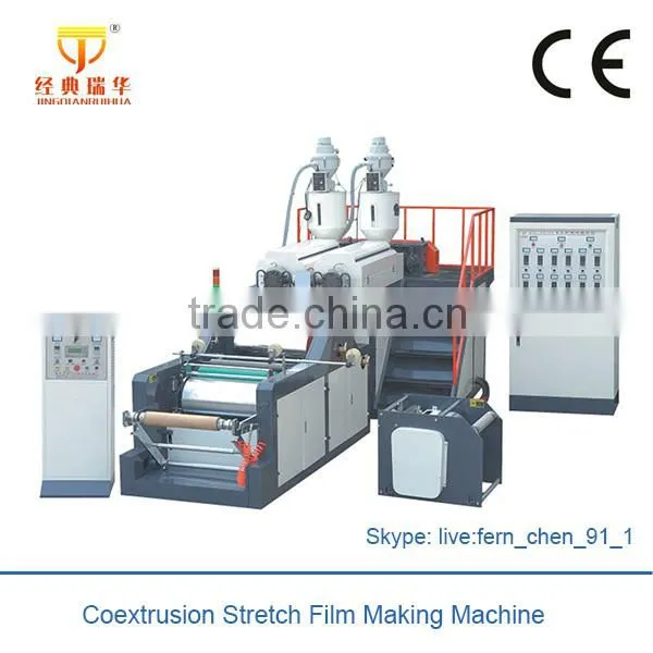 PE Stretch Film Double Layer Fully Automatic Blow Moulding Machine