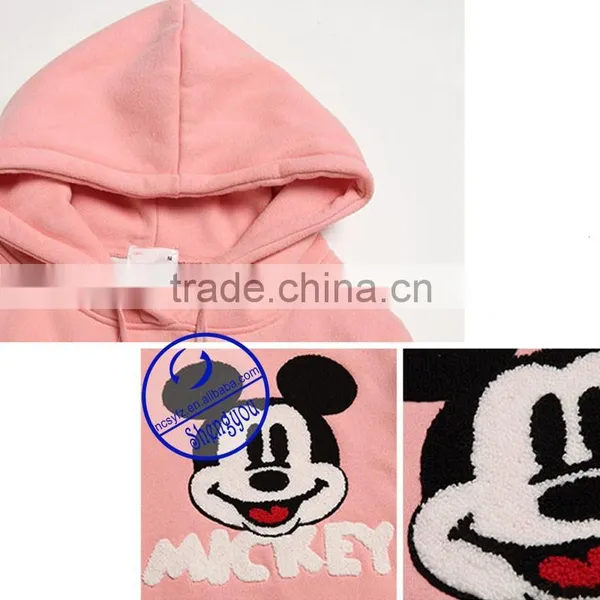 Wholesale Women's Extra Long Hoodies With Kangaroo Pocket photo-6