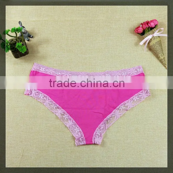 Cotton Plus Size Ladies Printed Flower Panties Sexy Printing Underwear photo-2