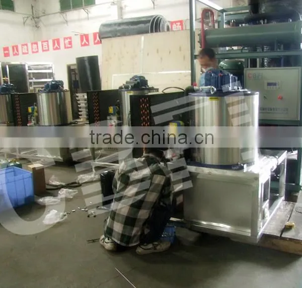 French Polynesia Snow Sea Water Flake Ice Maker With Refrigeration System photo-5