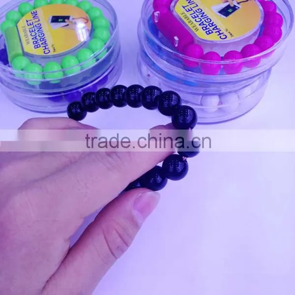 Colourful Newly Design Braclet USB Data Cable For IPhone photo-3
