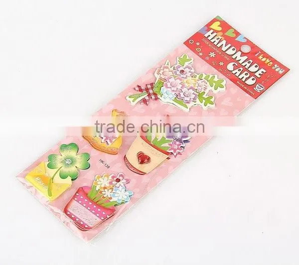 2015 3d Decorative Roon Flower Stickers photo-2