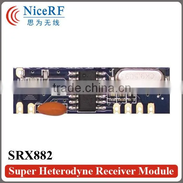 NiceRF SRX882 Low Cost 315/433mhz RF Wireless Receiver Module RF Super Heterodyne Receiver Module photo-3